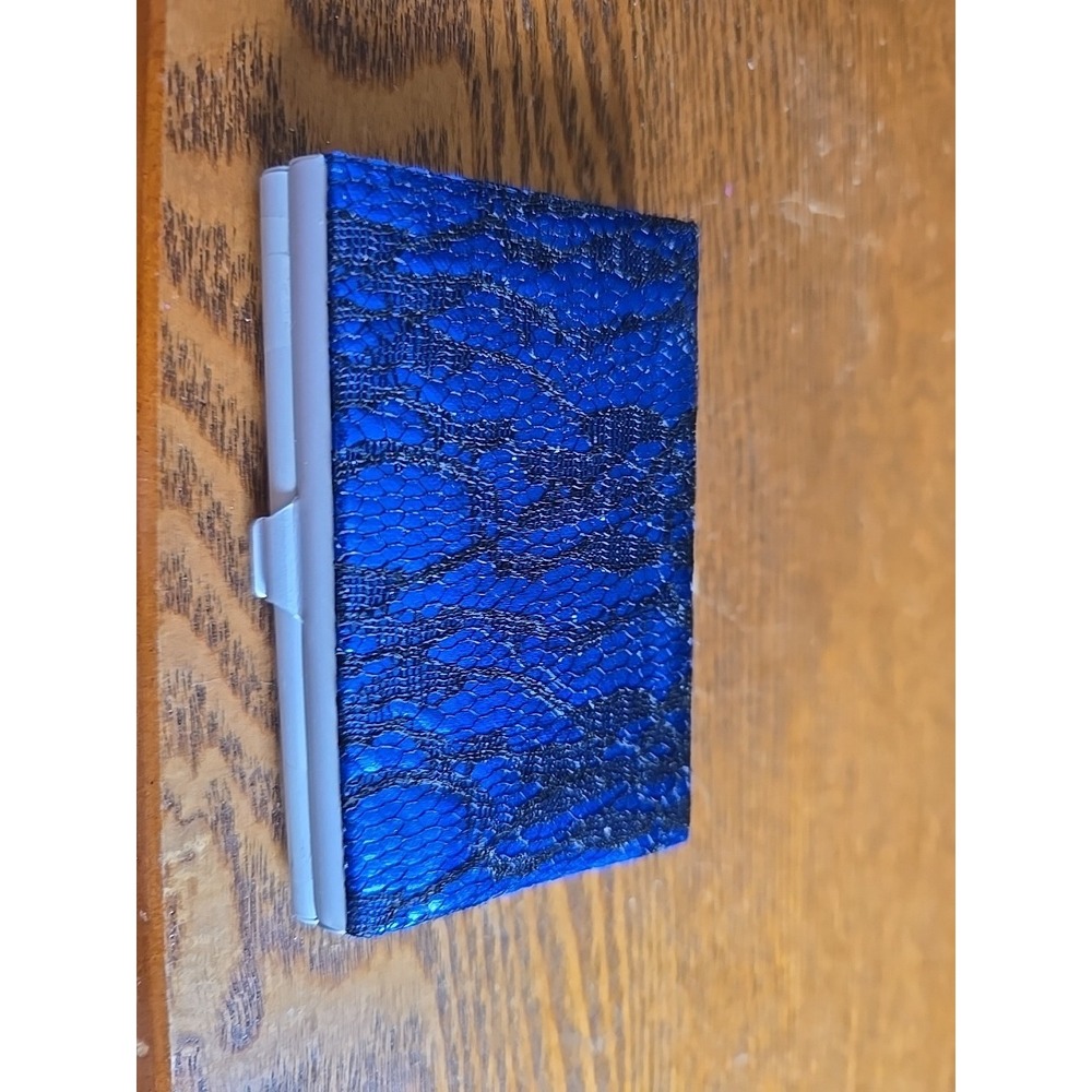Profusion Eye Shadow Palette 12 Shimmer Shades w/ Mirror 50336 Blue Card Case